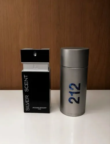 PERFUME SILVER SCENTER E 212 MEN CAROLINA HERRERA 100ML