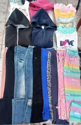 Lote menina 5/6/7 total 21 peças