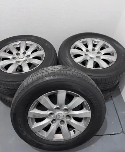 Kit 5 rodas pajero full aro 18