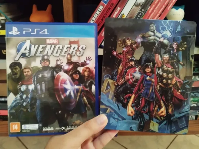 RARIDADE Steelbook Marvels Avengers Ps4
