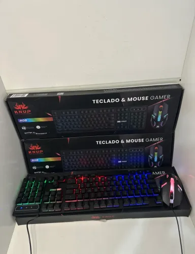 Kit Teclado + Mouse Led RGB * Lacrado *