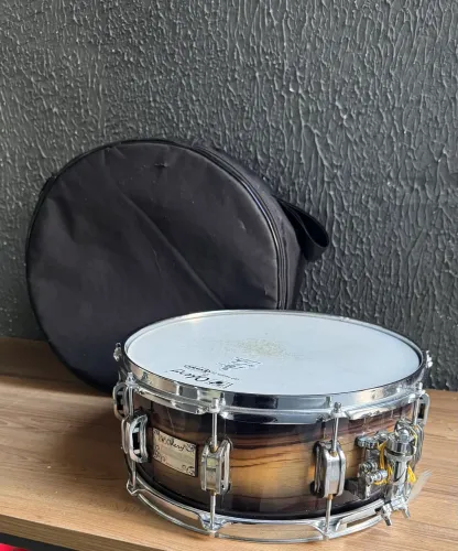 Caixa Para Bateria Odery Eyedentity Tiger Birch 14x5,5 Laqueado