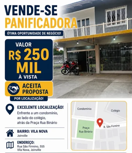 Panificadora no bairro vila nova 