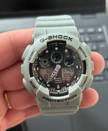 Casio G-Shock GA-100CM-8A Novo Cinza