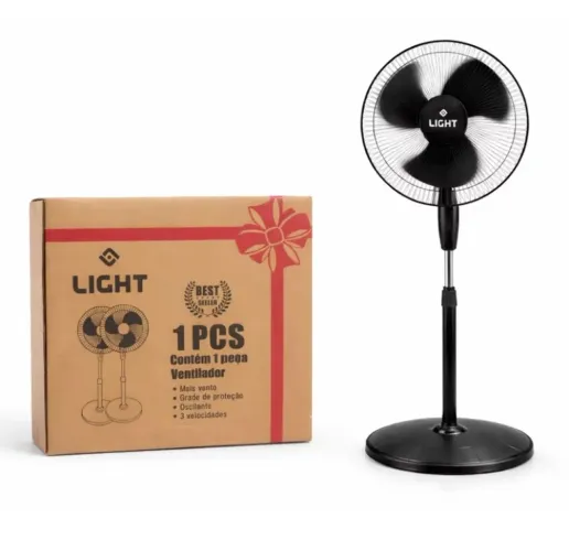Ventilador Pé Turbo Ligth Novo