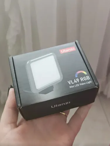  Luz LED RGB ULANZI VL49 | Iluminação Portátil 