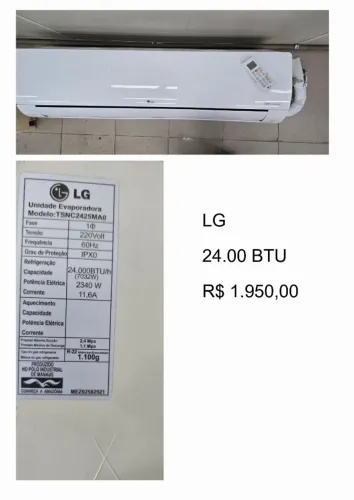 AR CONDICIONADO LG