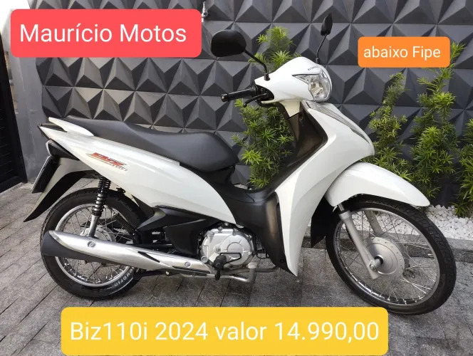 Honda biz110i 2024 única dona km baixa