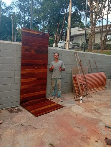 Deck para ducha sob medida