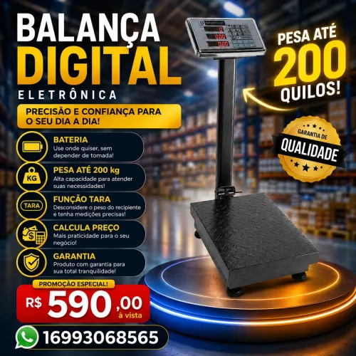 Balança Comercial de 200kg
