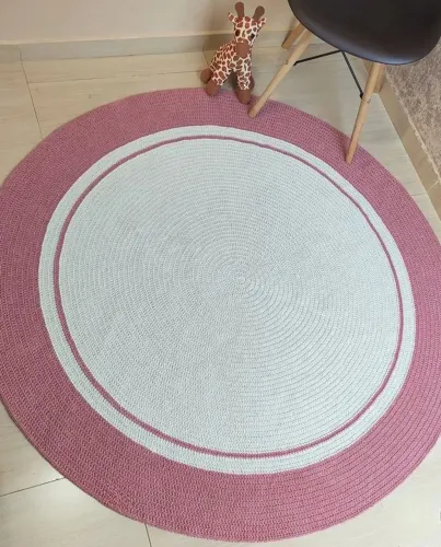 Tapete infantil em crochê 