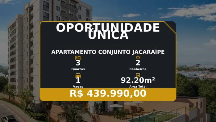 Incrível apartamento em Conjunto Jacaraípe: Garden com 2Q e suíte!
