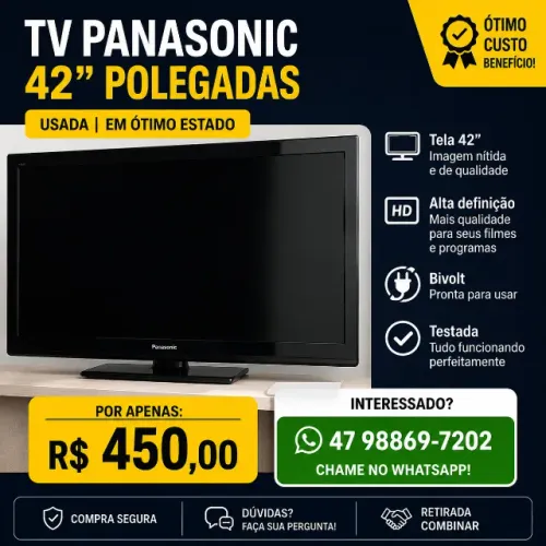 Televisão LCD 42 panasonic