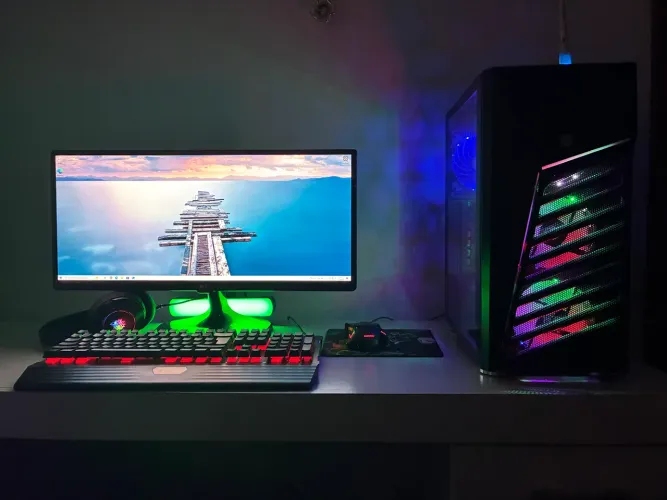 PC Gamer i5-9400F + GTX 1660 6GB + 16GB RAM + SSD + Monitor LG UltraWide
