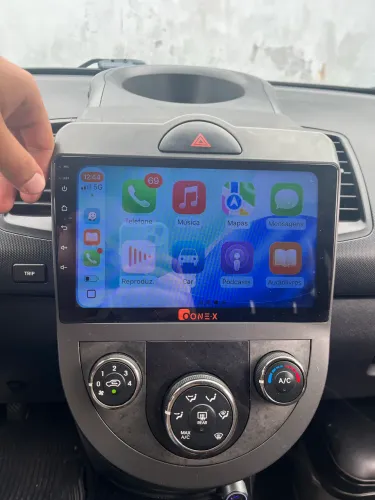 Multimídia Android com moldura para o kia soul 