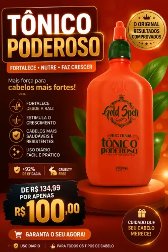 Tônico Poderoso para Cabelos