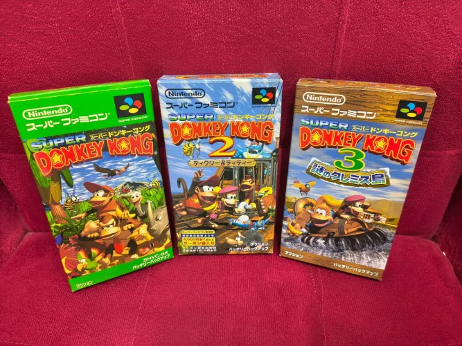Coleção Donkey Kong Super Nintendo Super famicom