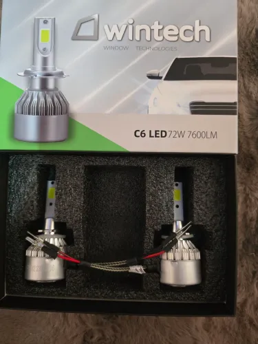 Lâmpada led farol encaixe H27 6500k 7600lumens