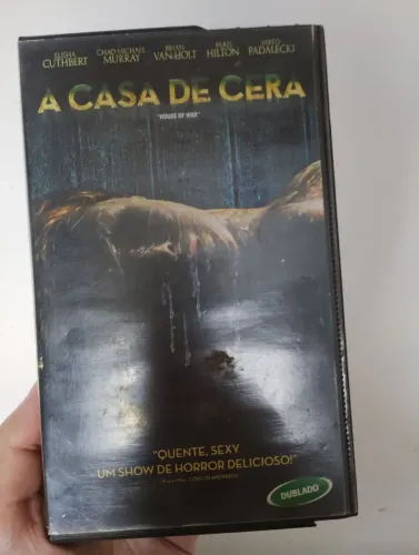 Fita VHS A Casa de Cera Dublado