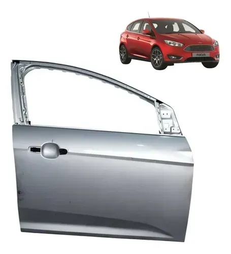 Porta Ford Focus 2014 A 2019 Dianteira Direita Detalhe Dianteira Direita Cinza