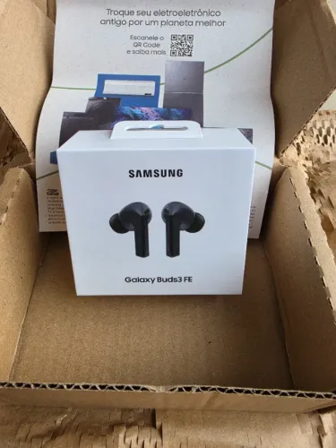 Fones de ouvido Bluetooth Samsung Galaxy Buds3 FE Preto NOVO