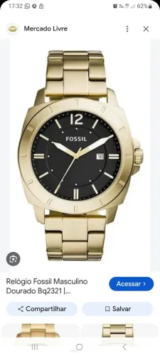 Relógio Fóssil novo