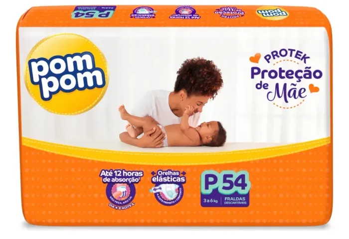 Fralda Pompom Protek P