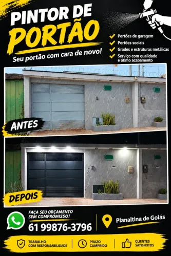 Pintor de portão em Planaltina de Goiás