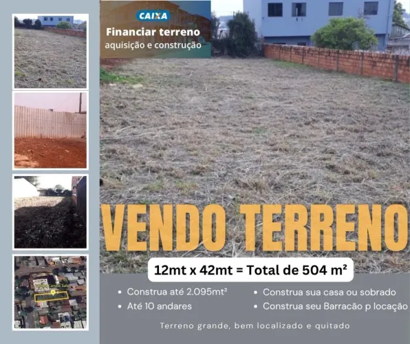 Terreno grande no Parque São Paulo