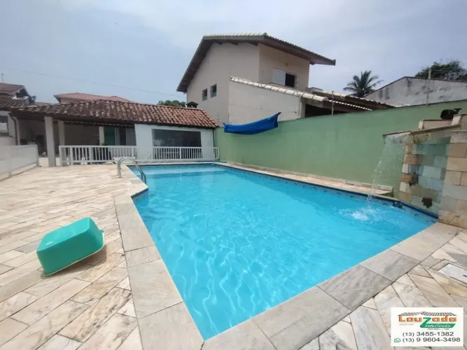 Casa para Locação em Peruíbe, Casablanca, 3 dormitórios, 1 suíte, 1 banheiro, 10 vagas