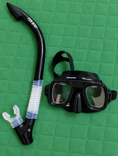 KIT DE MERGULHO FUN DIVE - MÁSCARA + SKORNEL ORIGINAL