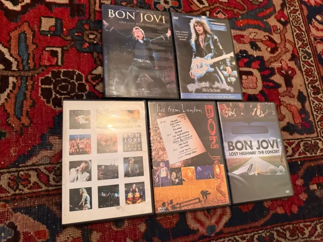 DVDs Bon Jovi originais 