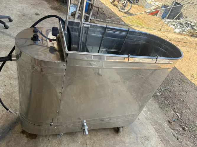 turbilhão para fisioterapia em aço inox