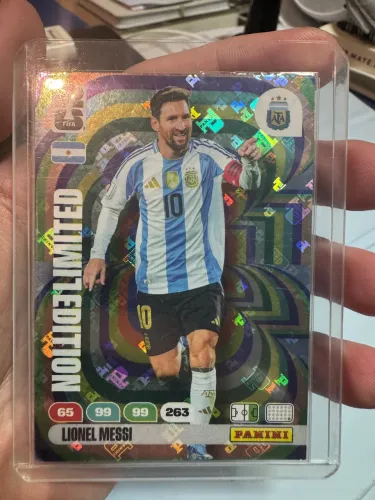 Card Adrenalyn XL, Lionel Messi, limited edition