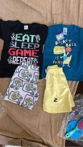 Lote de roupas novas de menino para lojistas
