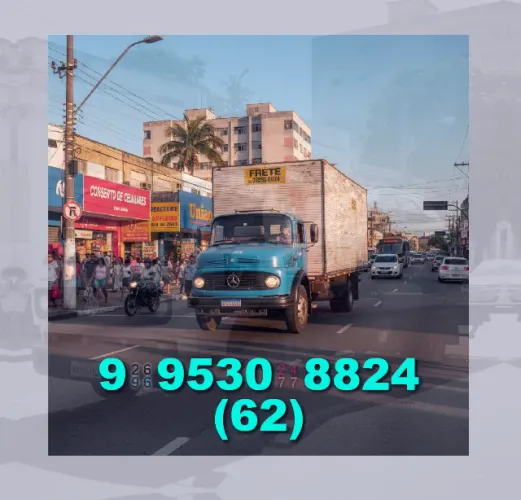 Frete! Transporte seguro e rápido, Carreto, Mudança em Jardins, Setor Sul e Central!