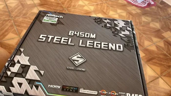 placa-mãe ASRock B450M Steel