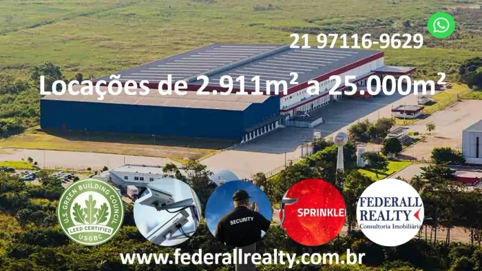 Aluguel de galpão em condomínio fechado em Resende, Rio de Janeiro