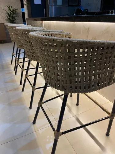 Fábricamos Banquetas em Corda Náutica Sob medida com seu balcão