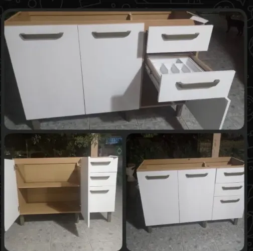 Balcão para pia, 2 portas 3 gavetas, novo nunca foi usado.