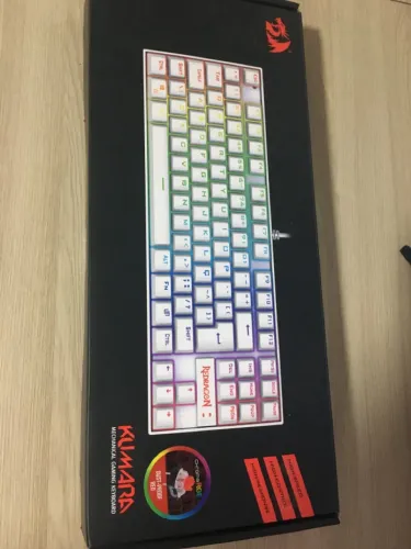 teclado gamer redragon kumara + memória ram 4gb