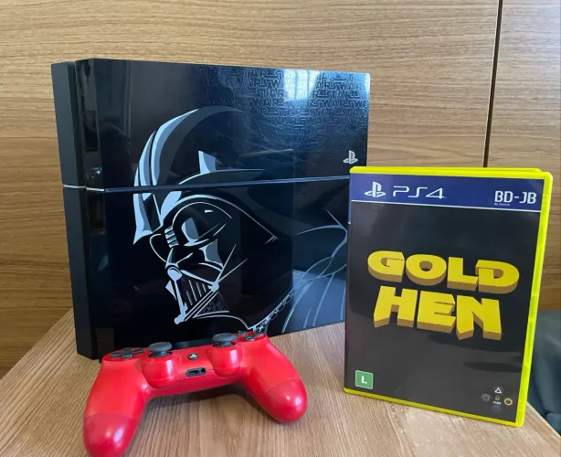 PS4 Darth Vader 1TB Destravado 12.50 + Lotado de Jogos PS4 e PS2