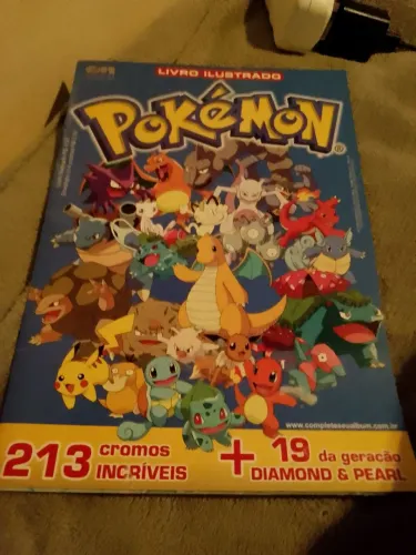 Livro Ilustrado Pokémon 2008.