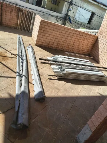 Toldo de lona retrátil 