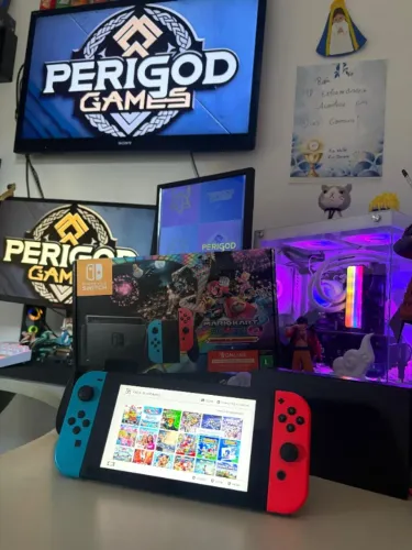 Nintendo Switch V2 Desbloqueado - Aceito Cartão