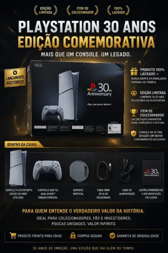 Playstation 5 edição 30 anos