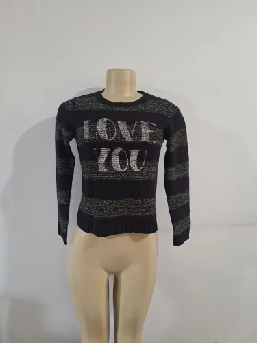 Blusa tricô juvenil