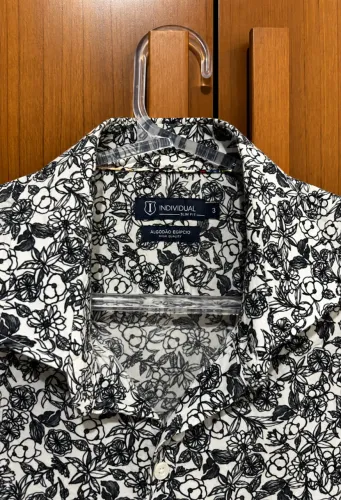 Camisa Individual Algodão Egípcio Slim Fit Tam 3