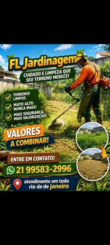 Limpeza de terrenos e quintal em geral