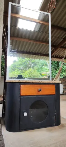Raridade BANCADAS PARA BARBEARIA FERRANTE DECADA DE 50